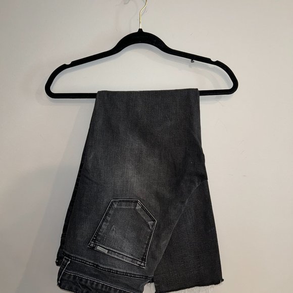 STSBlue Emma Crop 14/32 BLACK/RAWHEM/DISTRESSED - Picture 4 of 10